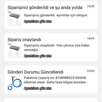 Aliexpress'ten Sipariş Edilen Ürün Gelmedi