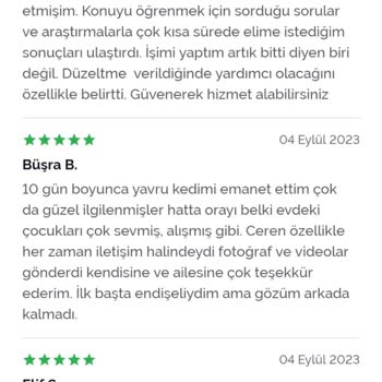 Armut Uygulamasında Bana Yapılan Yorumun Kaldırılması