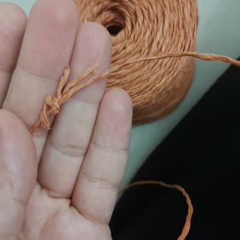 Spagettiyarn Kopuk, Düğümlü Kağıt İp