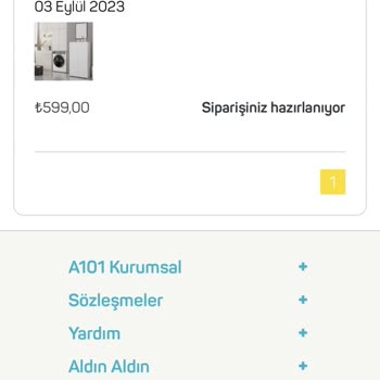 A101 Ürünü 1 Aydır Teslim Etmiyor