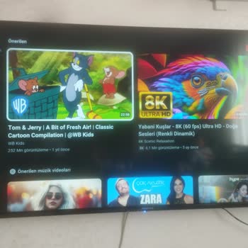 Profilo TV Youtube.com Ve Netflix Siyah Beyaz Ekran