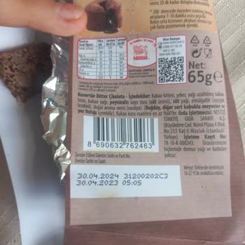 Nestle Bitter Çikolata Bozuk Çıktı