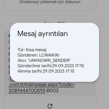 LC Waikiki Yanlış Ürün Gönderme