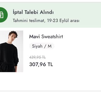 Boyner.com Üzerinden Verdiğim Siparişi Sebepsiz İptal Ediyorlar