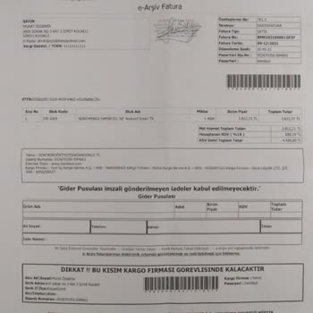58 İnch Nordmende'de Oluşan Çizgi