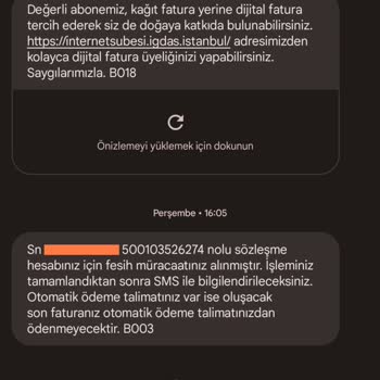 İGDAŞ İade Ücreti Geri Yatmaması