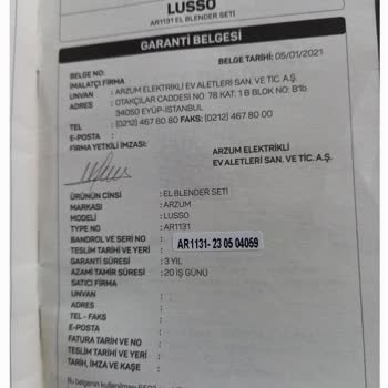Arzum Motor Elimde Patladı
