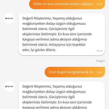 Avva'dan Verdiğim Pantolon Siparişi Hala Kargolanmadı!