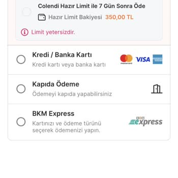 MoneyPay Colendi Hazır Limit Kullanamıyorum