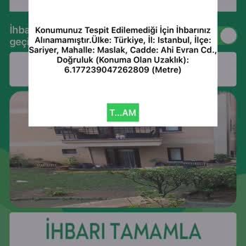 Haydi (Hayvan Durum İzleme) Haydi - Hayvan Durum İzleme Uygulamasının Konum Doğrulamama Bahanesi