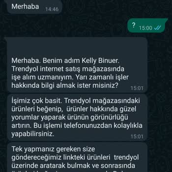 Trendyol Ve WhatsApp +1 Şikayetçiyim