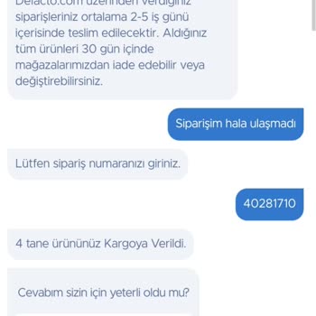 DeFacto Mağaza Teslimi Yapmadığı Gibi Sipariş İptalini De Yapmıyor