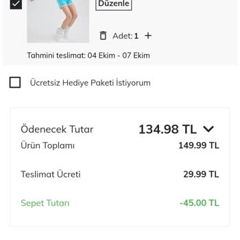 DeFacto Mobil Uygulama Fiyat Hatası