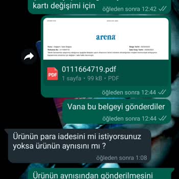 Gençer Gaming Ekran Kartımın İadesini Alamıyorum