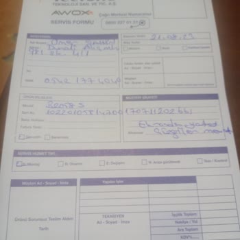 Awox Geciken Tamir Süreci