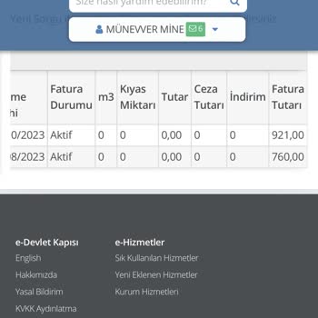 İSKİ Su Faturası