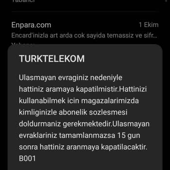 Türk Telekom Müşteri Hizmetleri Sorunu Çözemiyor