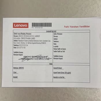 Vatan Bilgisayar Ürünümün İade/Değişim Raporu Olmasına Rağmen Değişim Yapılmaması.