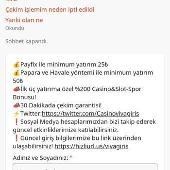 Casinoviva Paramı Vermiyor, Paramı Versinler
