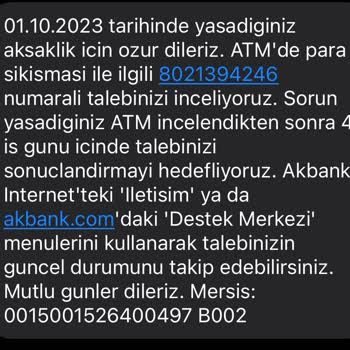 Akbank ATM Para Sıkışması