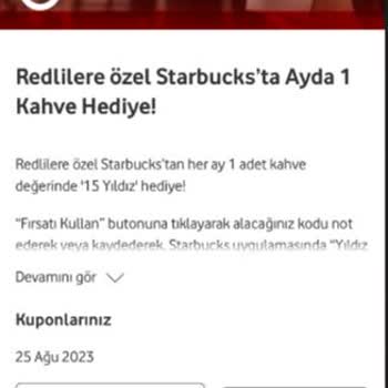 Vodafone Baz İstasyonu Ve Starbucks Kampanyası Sorunu