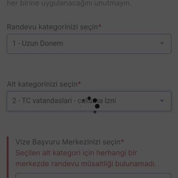 VFS Global Vize Başvuru Randevusu Alamıyoruz!