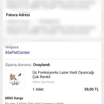 N11 Alışveriş Sitesinin Yanlış Kargo İle Kargo Göndermesi