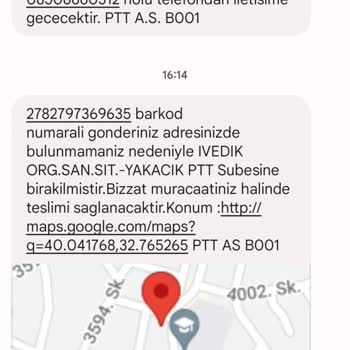 PTT Kargo Mağduriyeti Evde Değilsin Yalanları