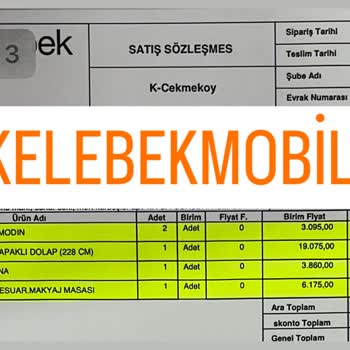 Kelebek Mobilya Ürünlerim Gelmedi 3 Aydır Bekliyoruz