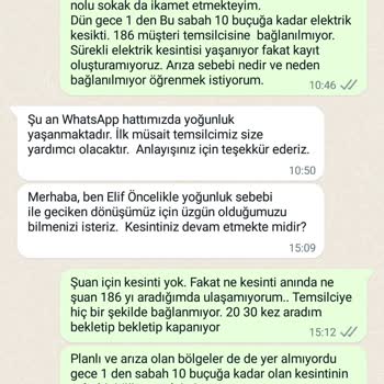 SEDAŞ Müşteri Temsilcisine Bağlanılmıyor