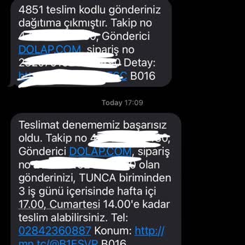 MNG Kargo Edirne Tunca Şubesi Teslimat Yapmıyor