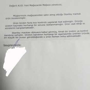 A101 ve Gurur Tekstil Çıkmazında Stanley Termos Hikayesi