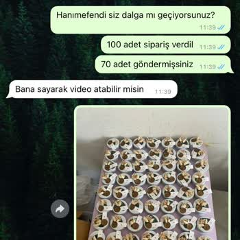 Lila Tasarım Organizasyon Eksik Ürün Gönderimi