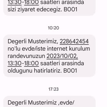 Türk Telekom Randevu Değişikliği