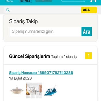 A101 İnternet Siparişi Eksik Teslimat