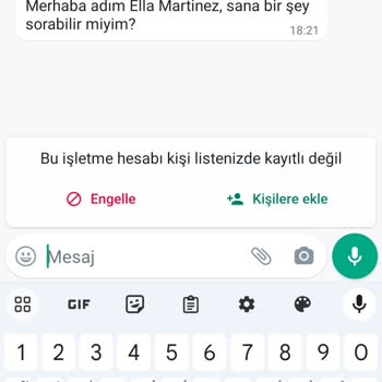 WhatsApp Yabancı Numaradan WhatsApp Mesajı Geliyor