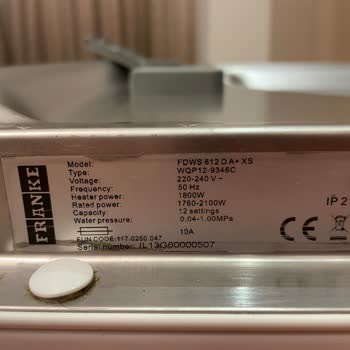 Franke Bulaşık Makinesi Çürüme Ve Dağılma