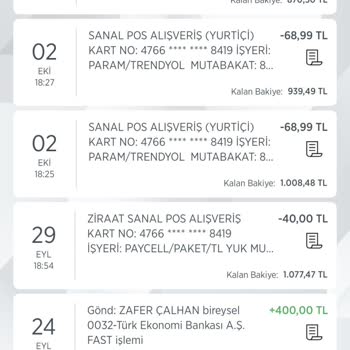 Trendyol Sipariş Hatası Ve Para Talebi Geri Acil!