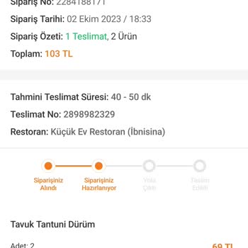 Trendyol Yemek Yemek İptali Paranıza El Konması