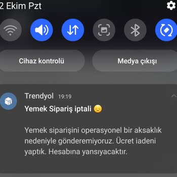 Trendyol Yemek Yemek İptali Paranıza El Konması