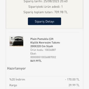 English Home Web Sitesi Sipariş Teslim Edilmiyor