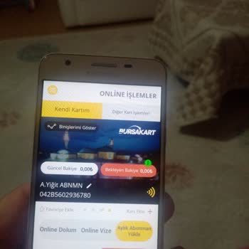 BURULAŞ Bursakart Online Dolumu Hk