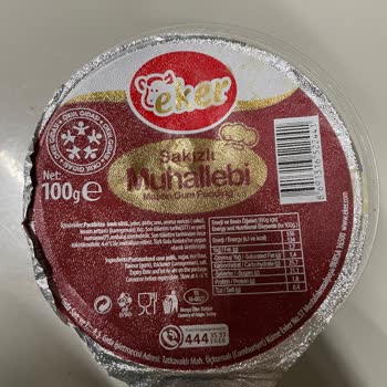 Eker Hatalı Sakızlı Muhallebi Ambalajlaması