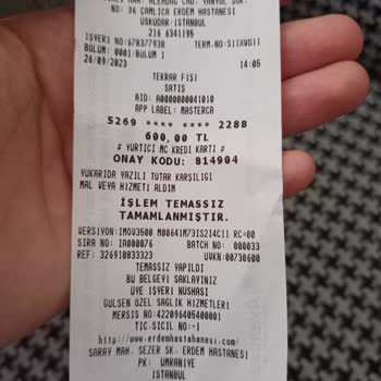 Erdem Hastanesi Yenidoğan Ücret Talebi