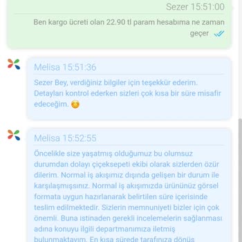 Çiçek Sepeti Ücret İade Etmiyor