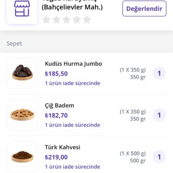 Getirçarşı Tuğba Kuruyemiş Fiyaskosu Ve Asla Gelemeyen Getir Kuryesi