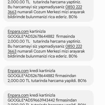 Enpara Bana Ait Olmayan İşlemi Provizyondayken İptal Etmiyor!