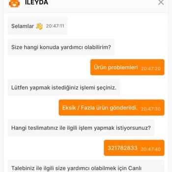 Migros Sanal Market Eksik Geldi