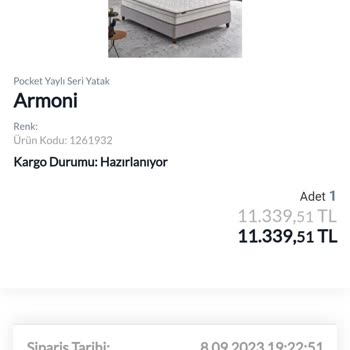 Yataş Yatak Teslim Edemedi