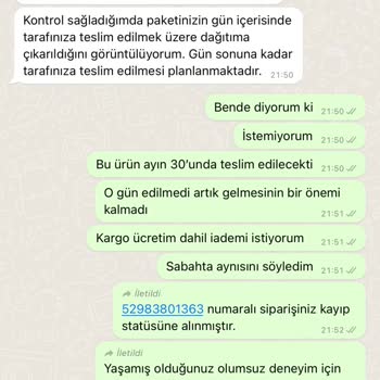 Zara'nın Yapamadığı Teslimat